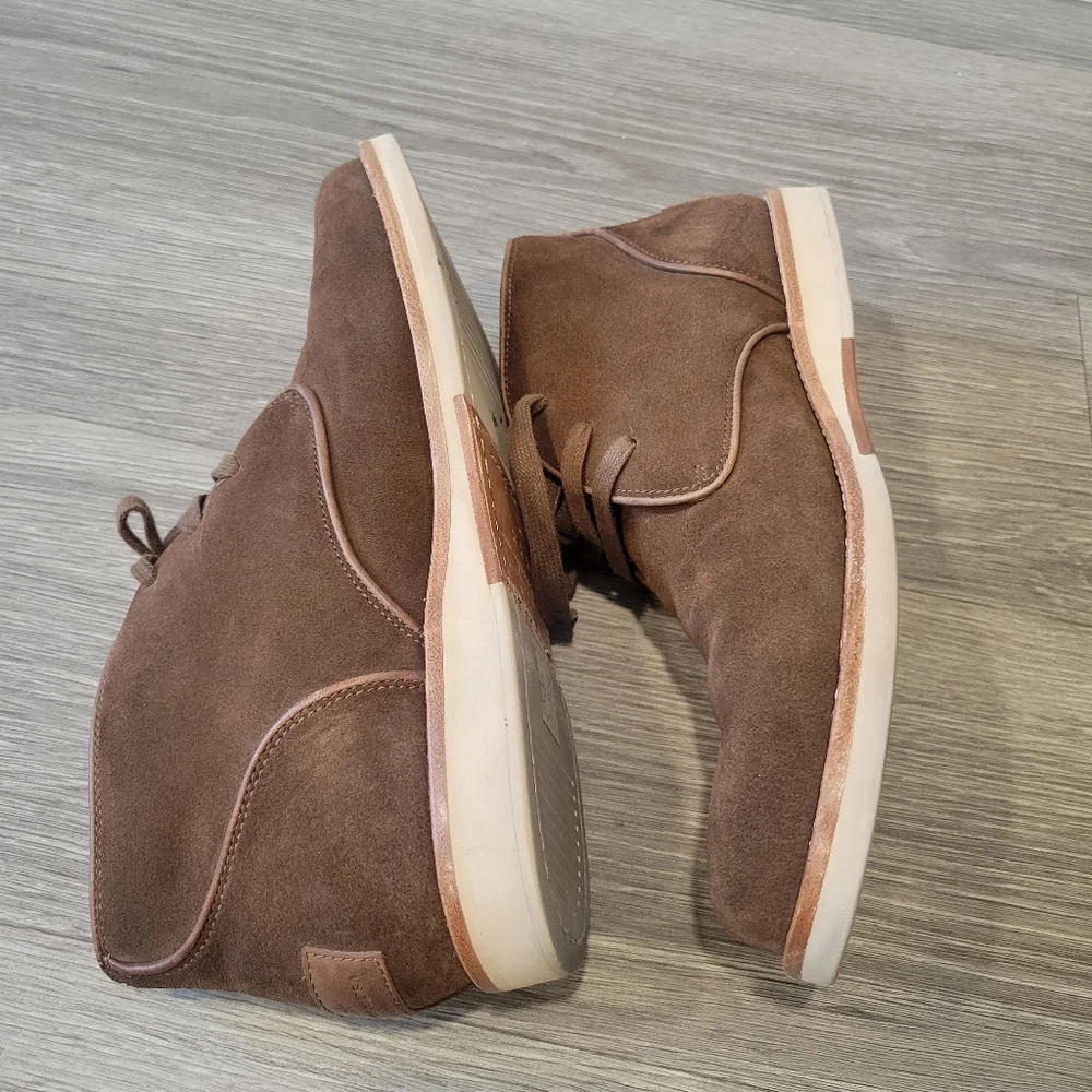 John Varvatos USA Men's Brooklyn Chukka Suede Boots Size 9.5